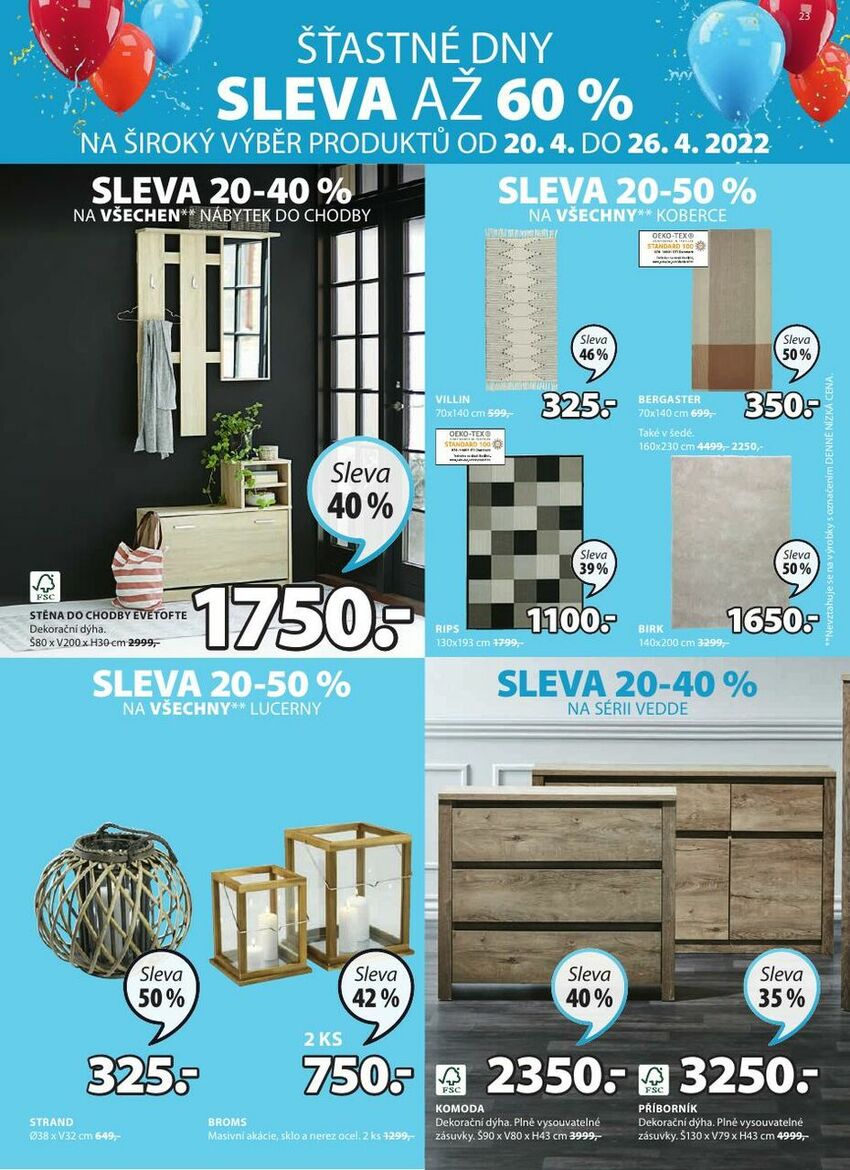 Sleva 20 - 40% na všechen zahradní lounge nabytek, strana 23