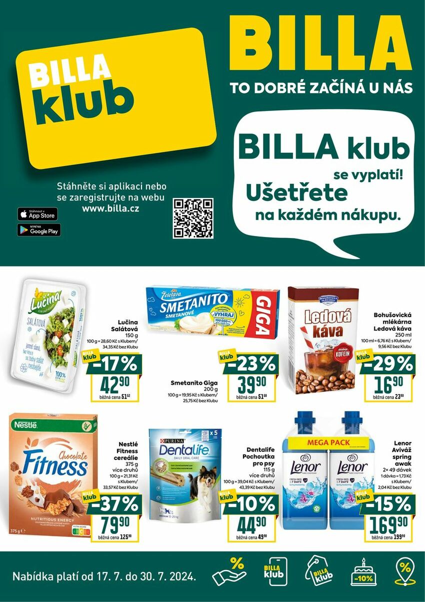 BILLA klub, strana 1