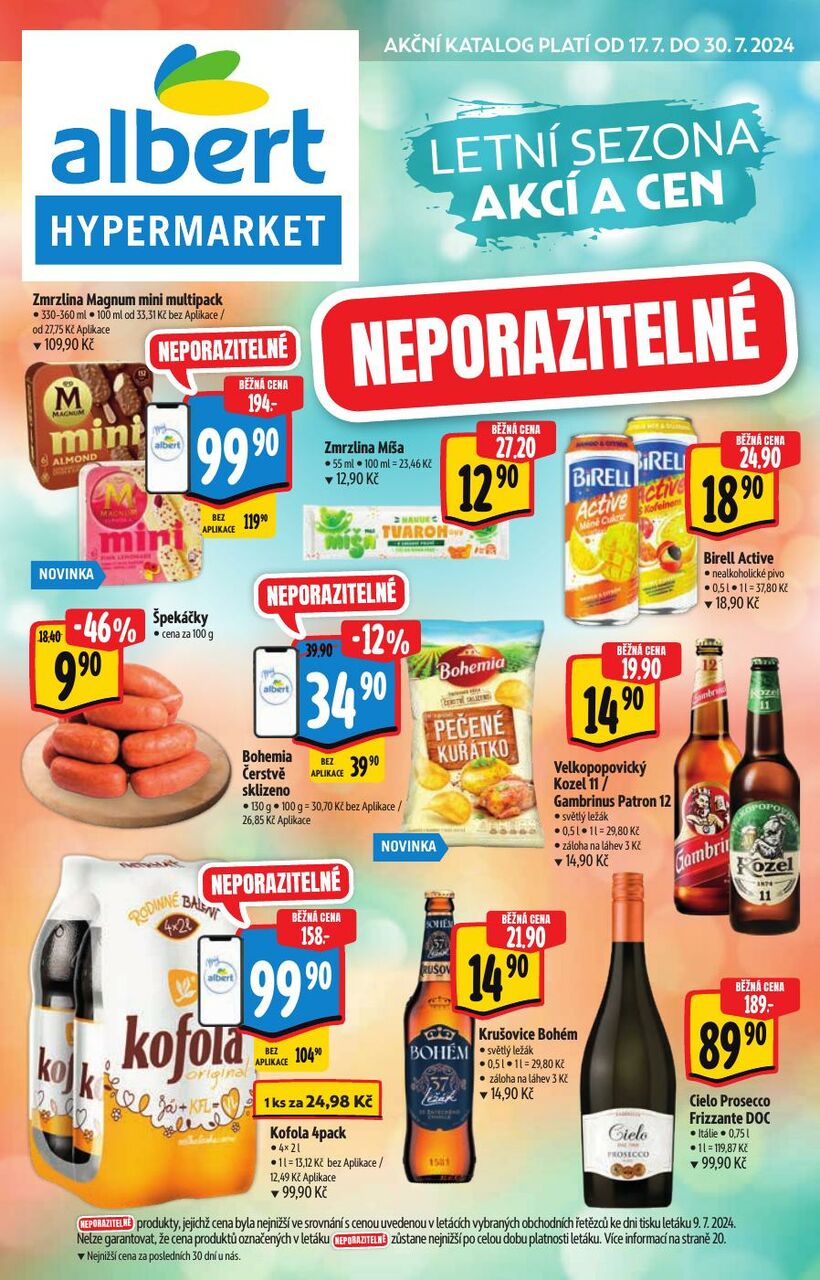 HYPERMARKET LETNÍ SEZONA AKCÍ A CEN, strana 1