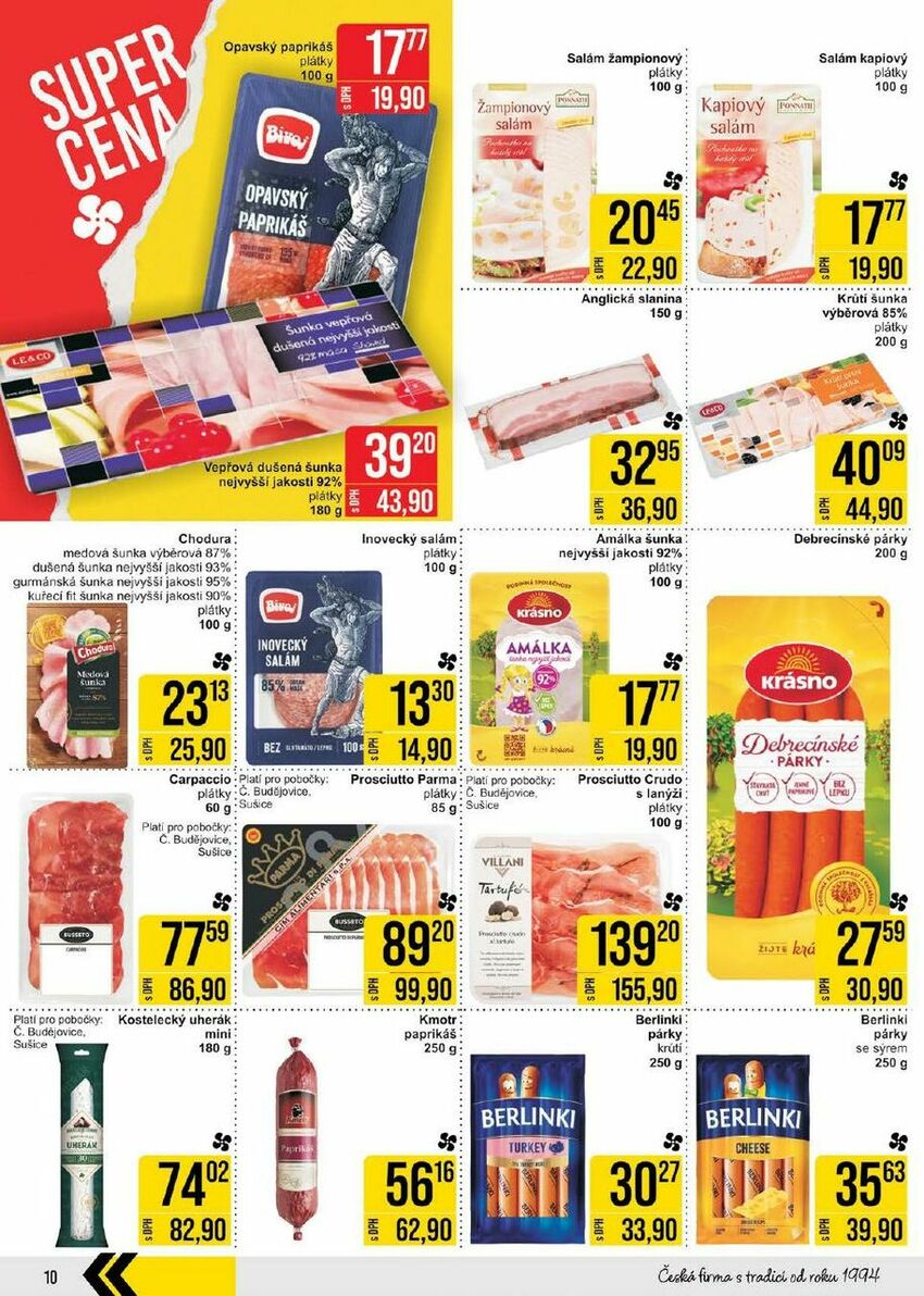 Cash & Carry - České Budějovice, Most, Náchod, Polička, Sušice a Svoboda nad Úpou, strana 10