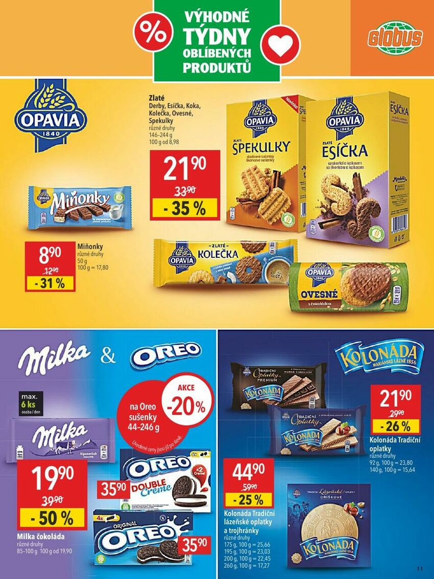 Výhodné týdny oblíbených produktů, strana 11