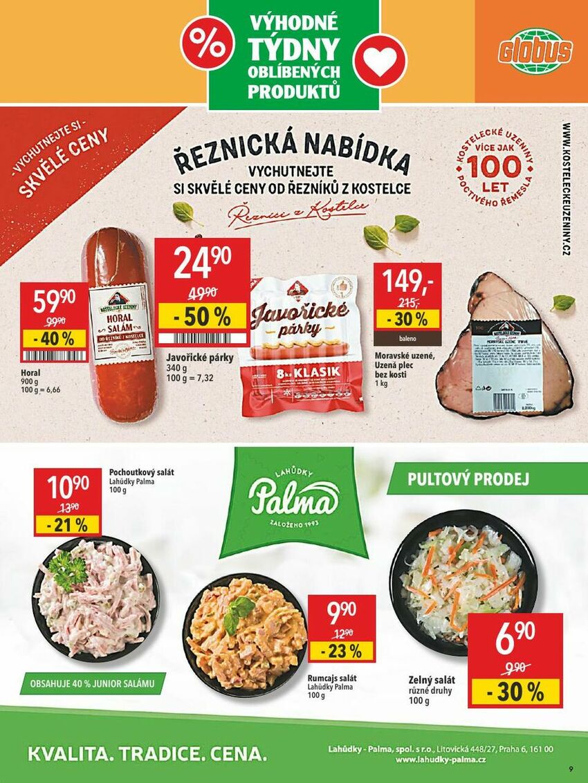 Výhodné týdny oblíbených produktů, strana 9