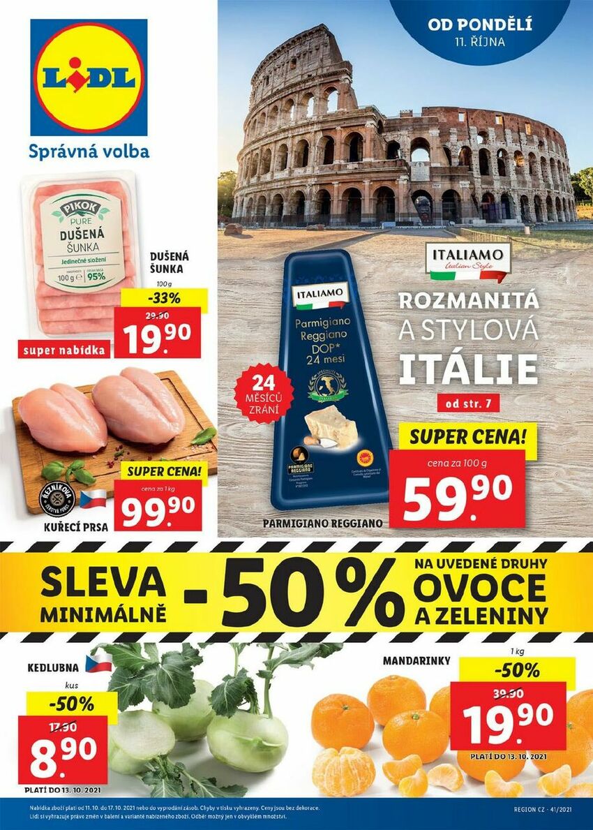 Rozmanitá a stylová Italie, strana 1