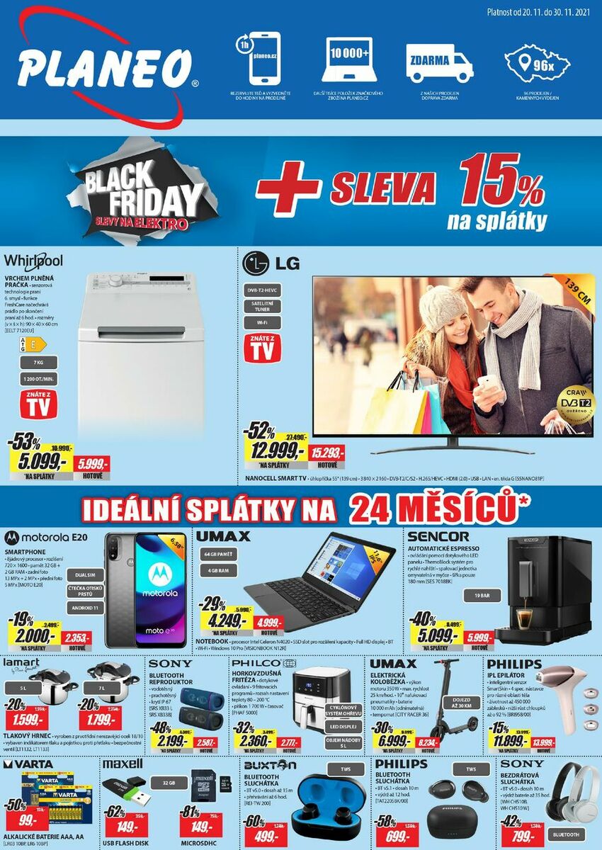 Black Friday + sleva 15% na splátky, strana 1