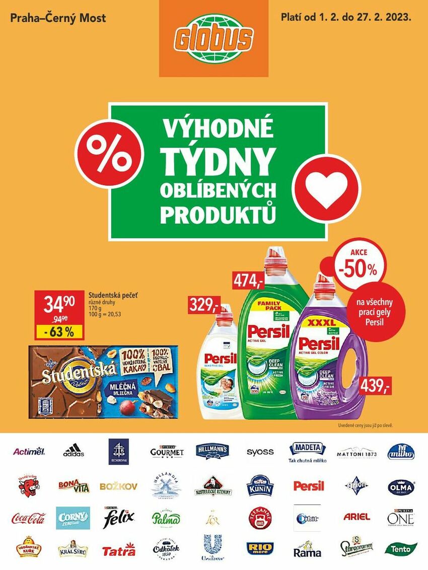 Výhodné týdny oblíbených produktů, strana 1