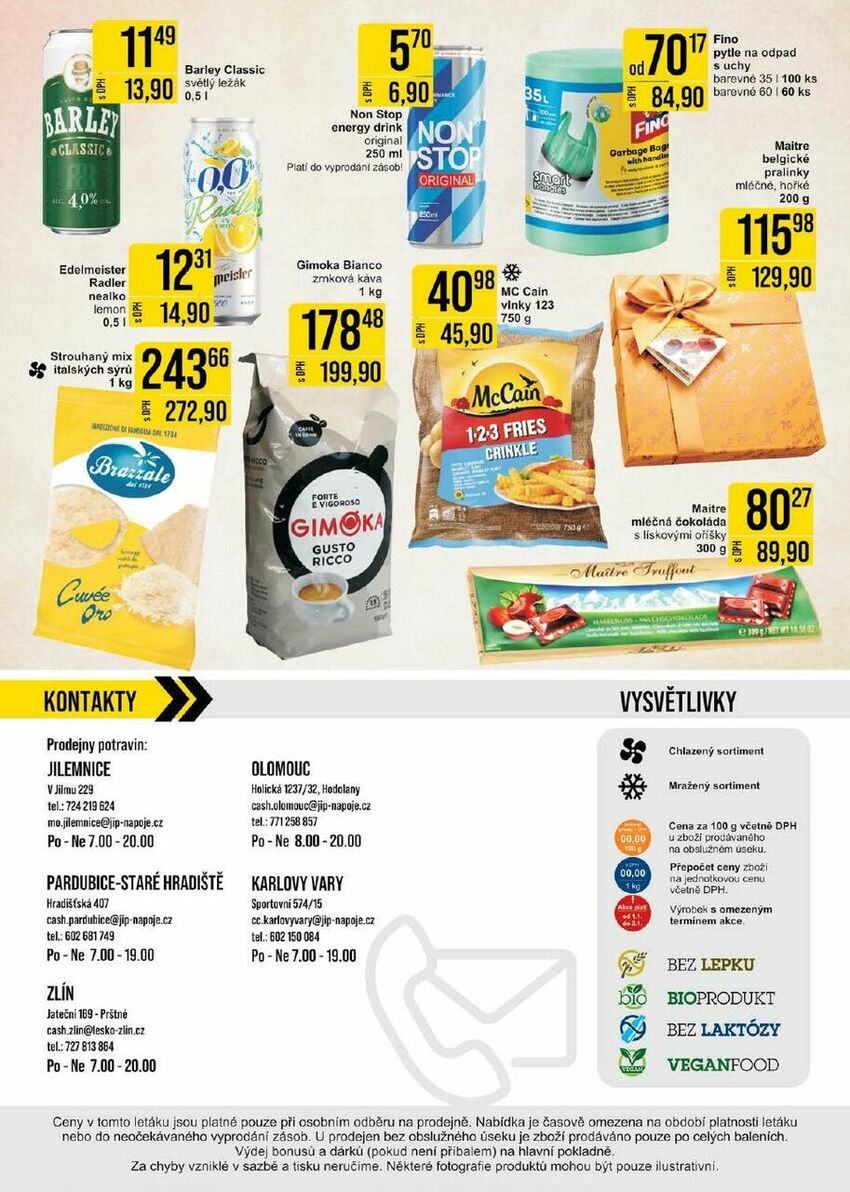 Cash & Carry - Jilemnice, Karlovy Vary, Olomouc, Ostrava, Pardubice a Zlín, strana 40