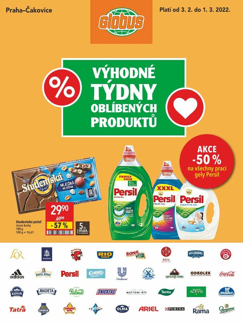 Výhodné týdny oblíbených produktů, strana 1