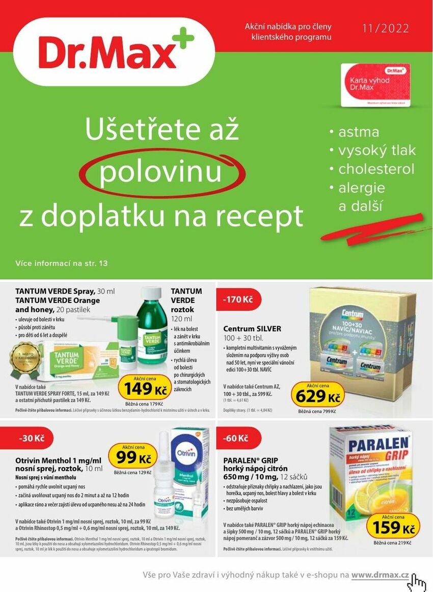 Ušetřete až poloviny z doplatku na recept, strana 1