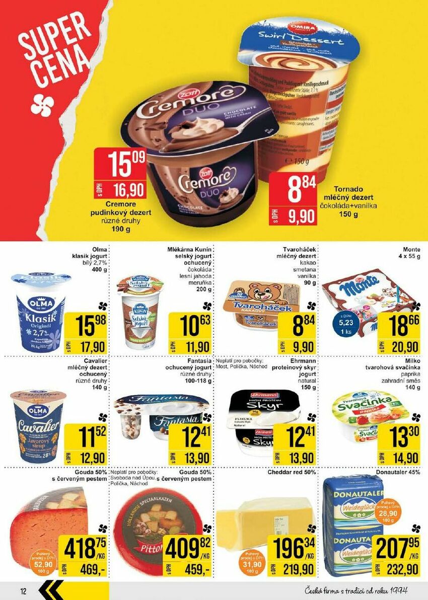 Cash & Carry - České Budějovice, Most, Náchod, Polička, Sušice a Svoboda nad Úpou, strana 12