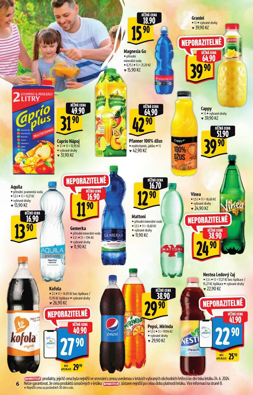 SUPERMARKET, letní katalog plný akcí a cen, strana 6