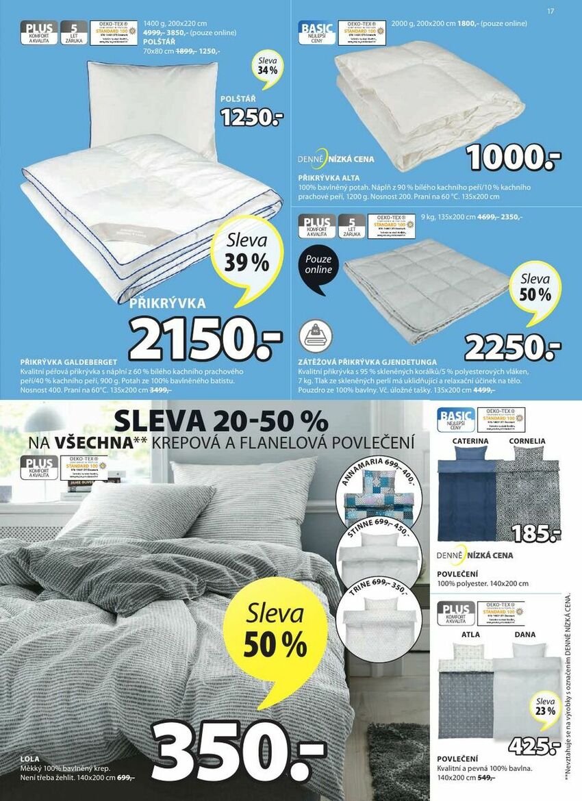 Sleva 20 - 50 % na všechny kancelářské/herní židle a psací stoly, strana 17