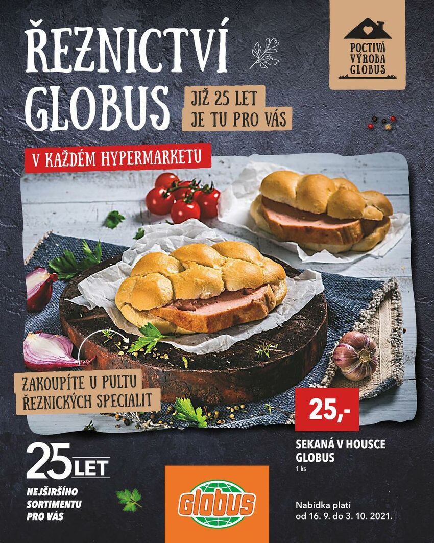 Řeznictví Globus, strana 1