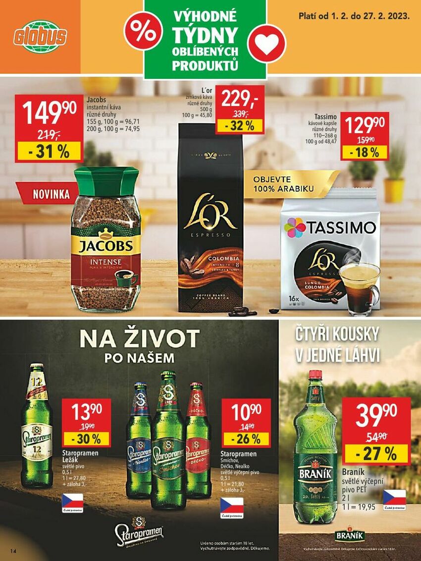 Výhodné týdny oblíbených produktů, strana 14