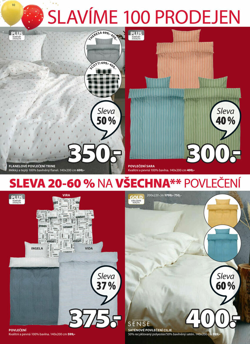 Slavíme 100 prodejen v České republice sleva až 70 %, strana 10