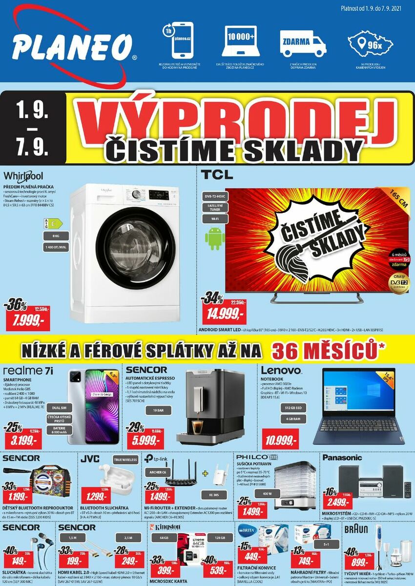 VÝPRODEJ, čistíme sklady, strana 1