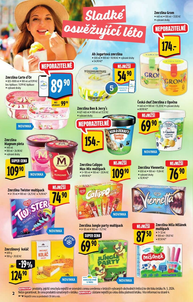 Hypermarket letní katalog plný akcí a cen, strana 2