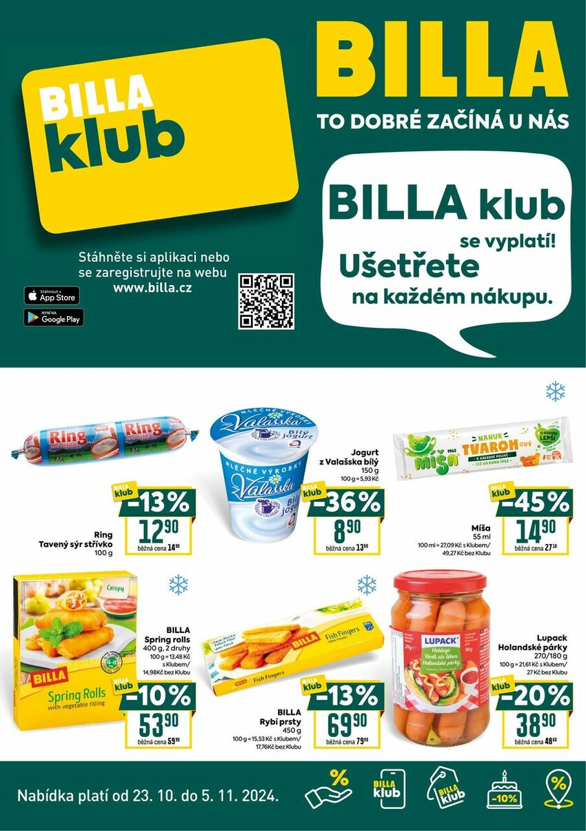 BILLA klub, strana 1