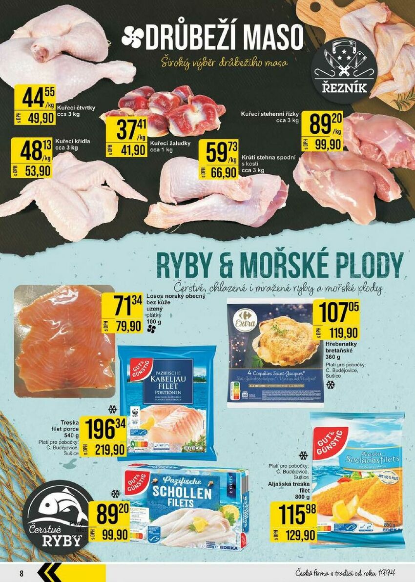 Cash & Carry - České Budějovice, Most, Náchod, Polička, Sušice a Svoboda nad Úpou, strana 8