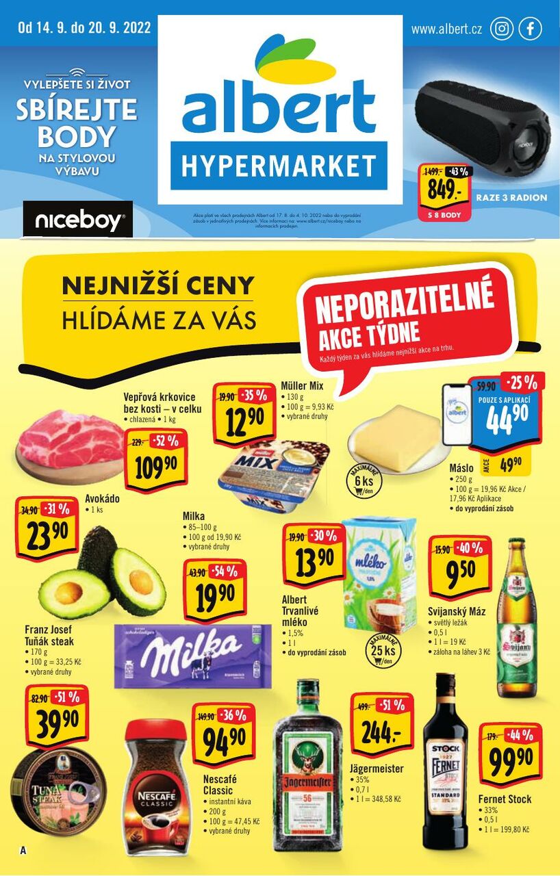 Akční leták Hypermarket, strana 1