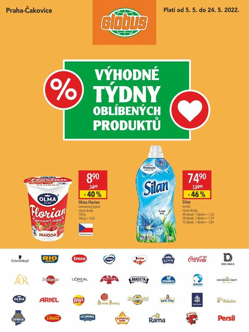 Výhodné týdny oblíbených produktů, strana 1