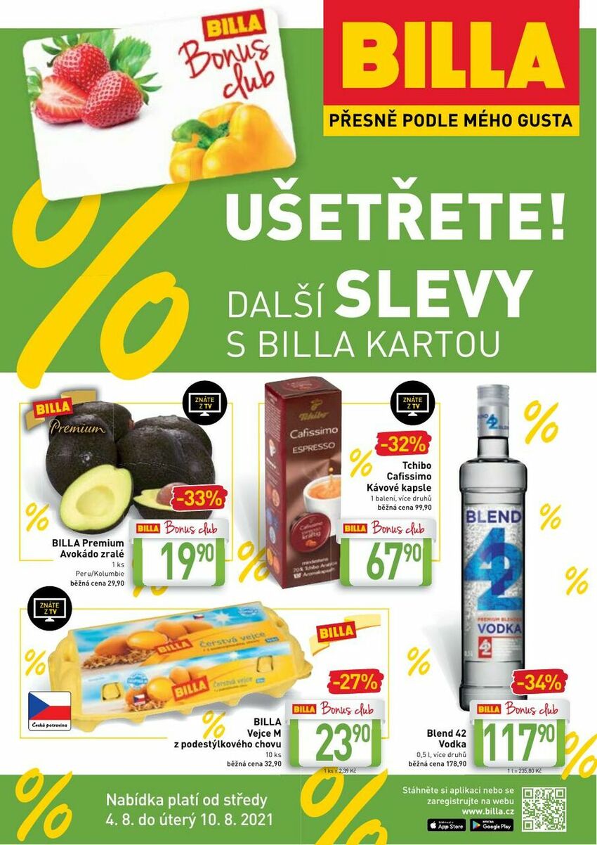 Zelené ceny pro členy Billa bonus clubu, strana 1