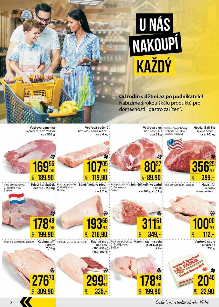 Cash & Carry - České Budějovice, Most, Náchod, Polička, Sušice a Svoboda nad Úpou, strana 8