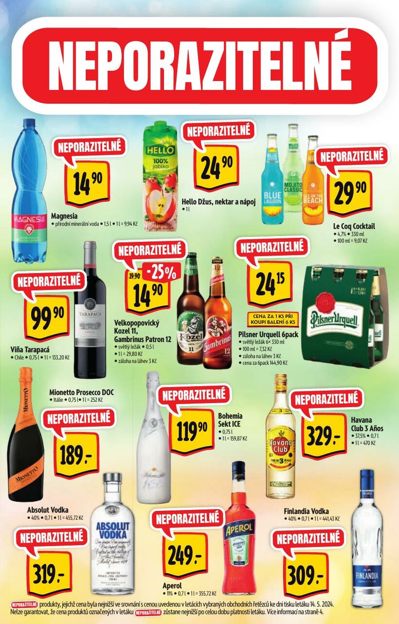 Hypermarket letní katalog plný akcí a cen, strana 16