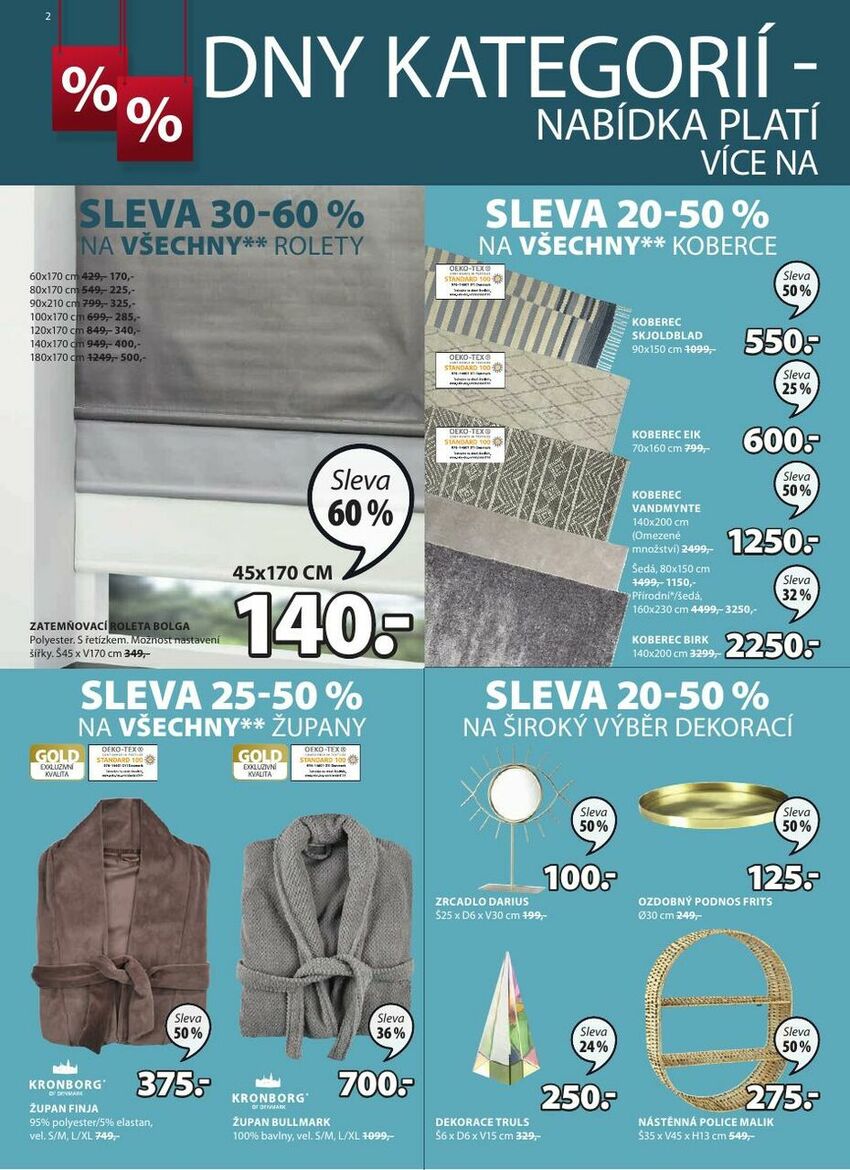 Výprodej začíná právě teď sleva až 60%, strana 2