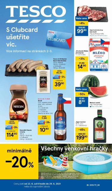 S Clubcard ušetříte víc., strana 1