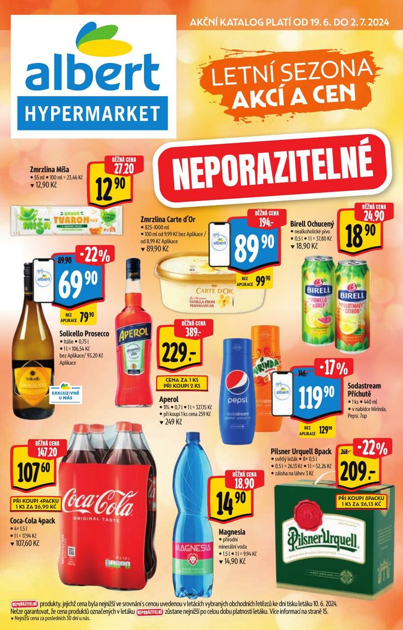 HYPERMARKET, Letní sezona akcí a cen, strana 1