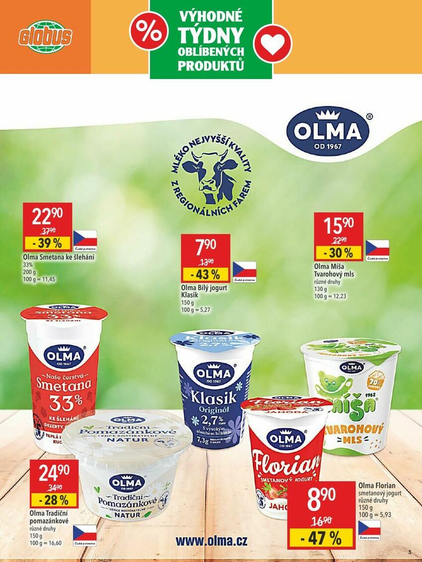 Výhodné týdny oblíbených produktů, strana 5