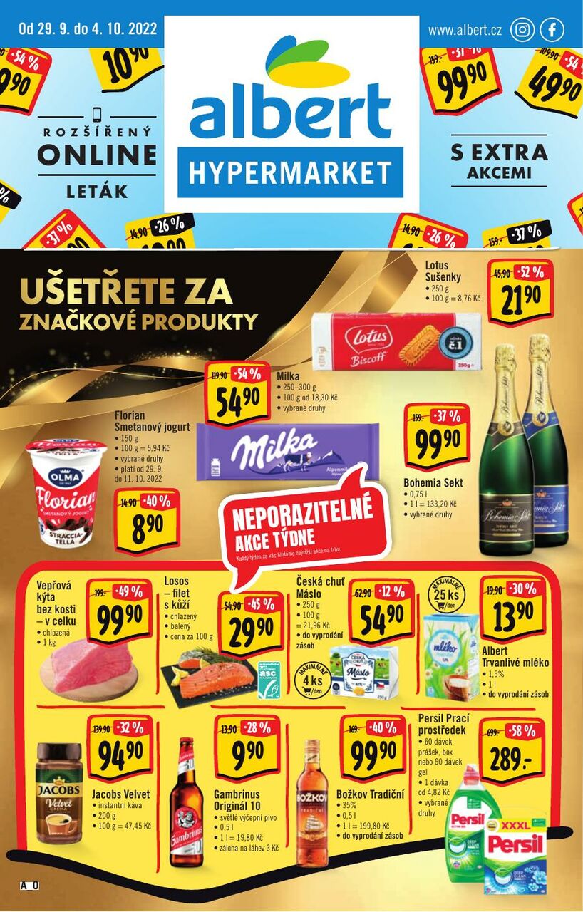 Akční leták Hypermarket, strana 1