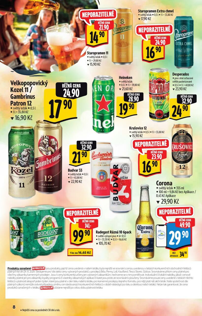 SUPERMARKET, letní katalog plný akcí a cen, strana 8