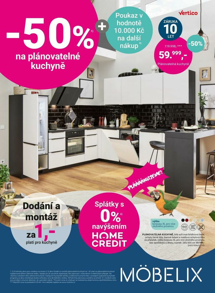 -50 % na plánovatelné kuchyně, strana 1