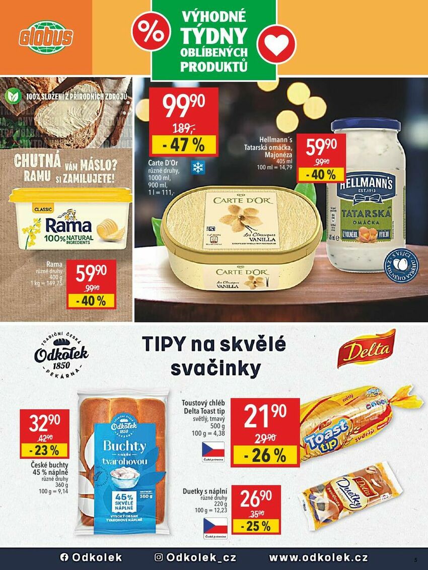 Výhodné týdny oblíbených produktů, strana 5