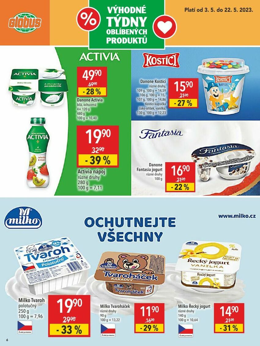 Výhodné týdny oblíbených produktů, strana 6