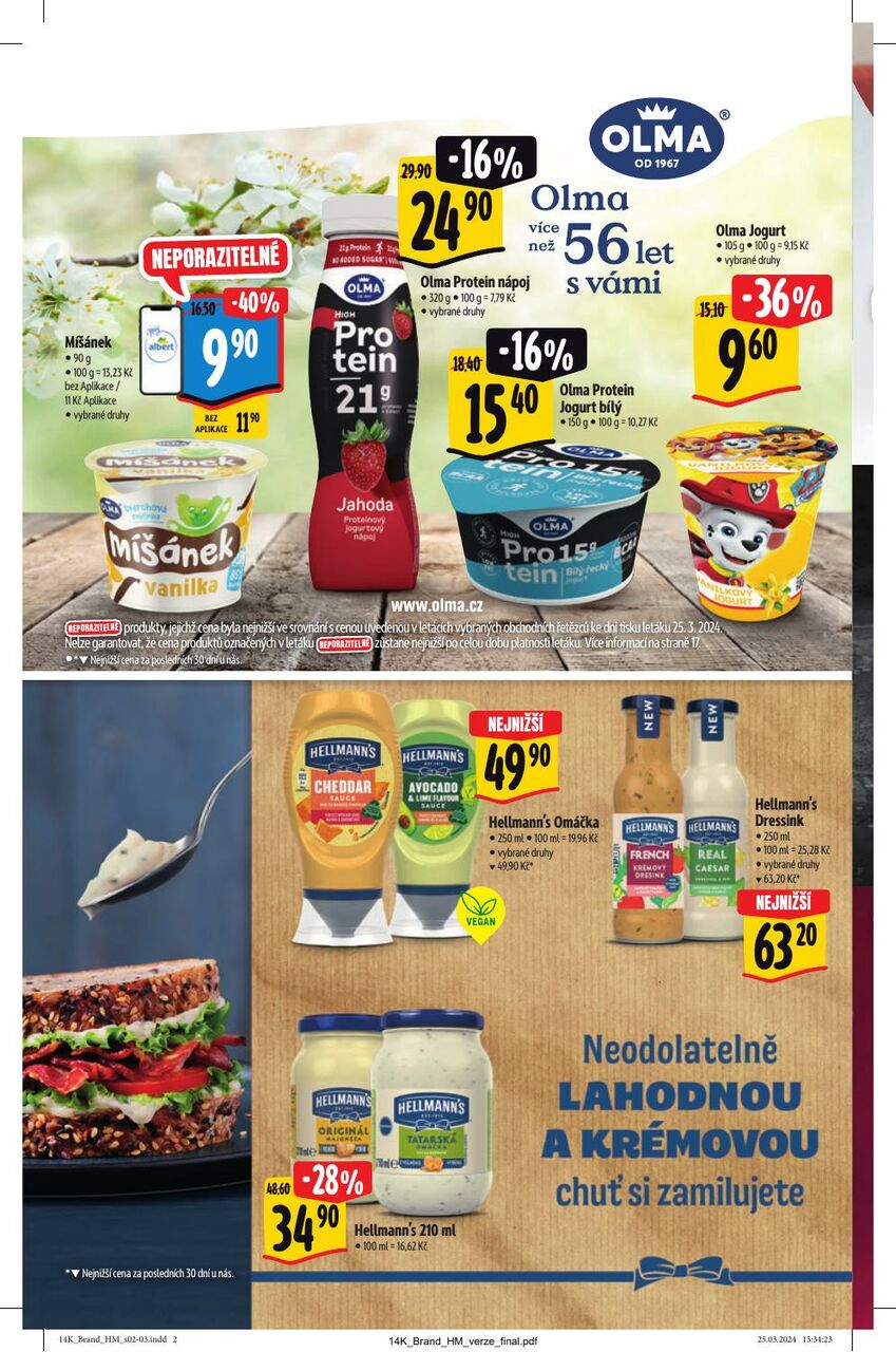 Hypermarket AKČNÍ KATALOG UŠETŘETE NA ZNAČKÁCH, strana 2